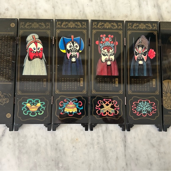 Mini Chinese Lacquerware Screen - Picture 9 of 9